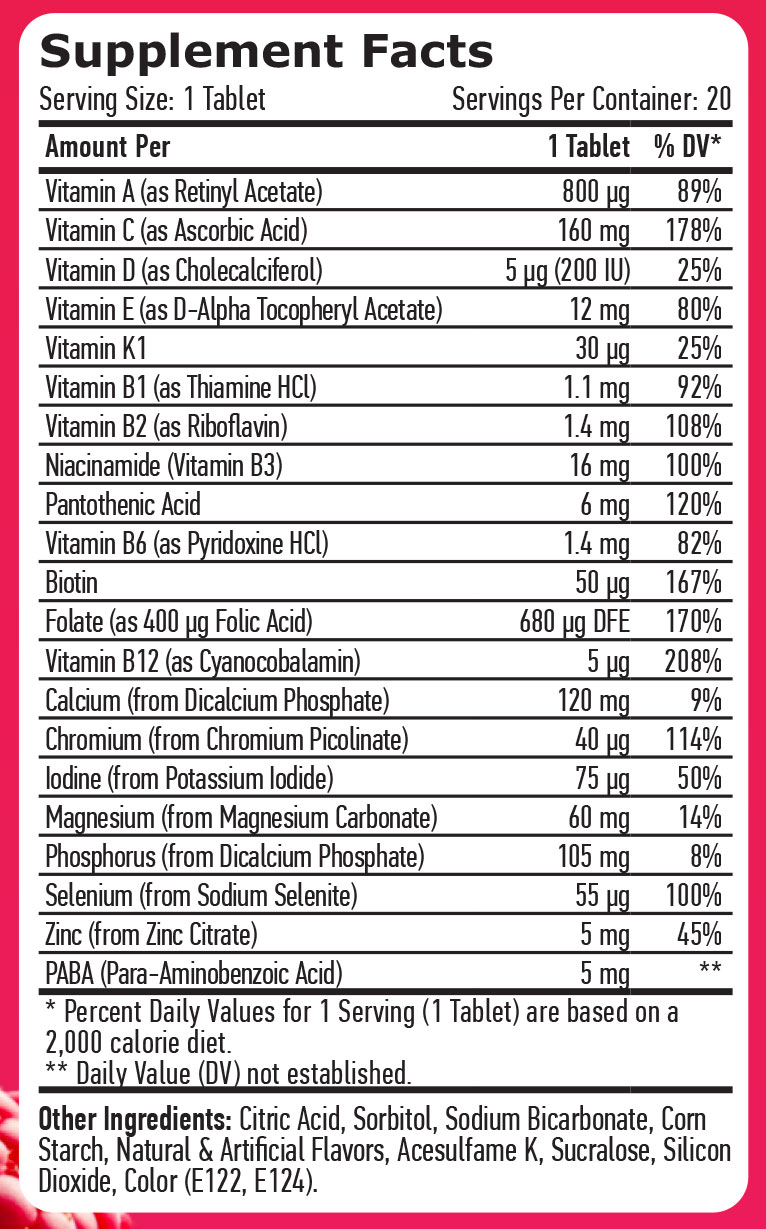 HAYA LABS Complete Multivitamin / 20 Effervescent Tabs