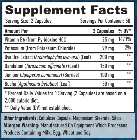 HAYA LABS Diuretic Boost / 100 Caps