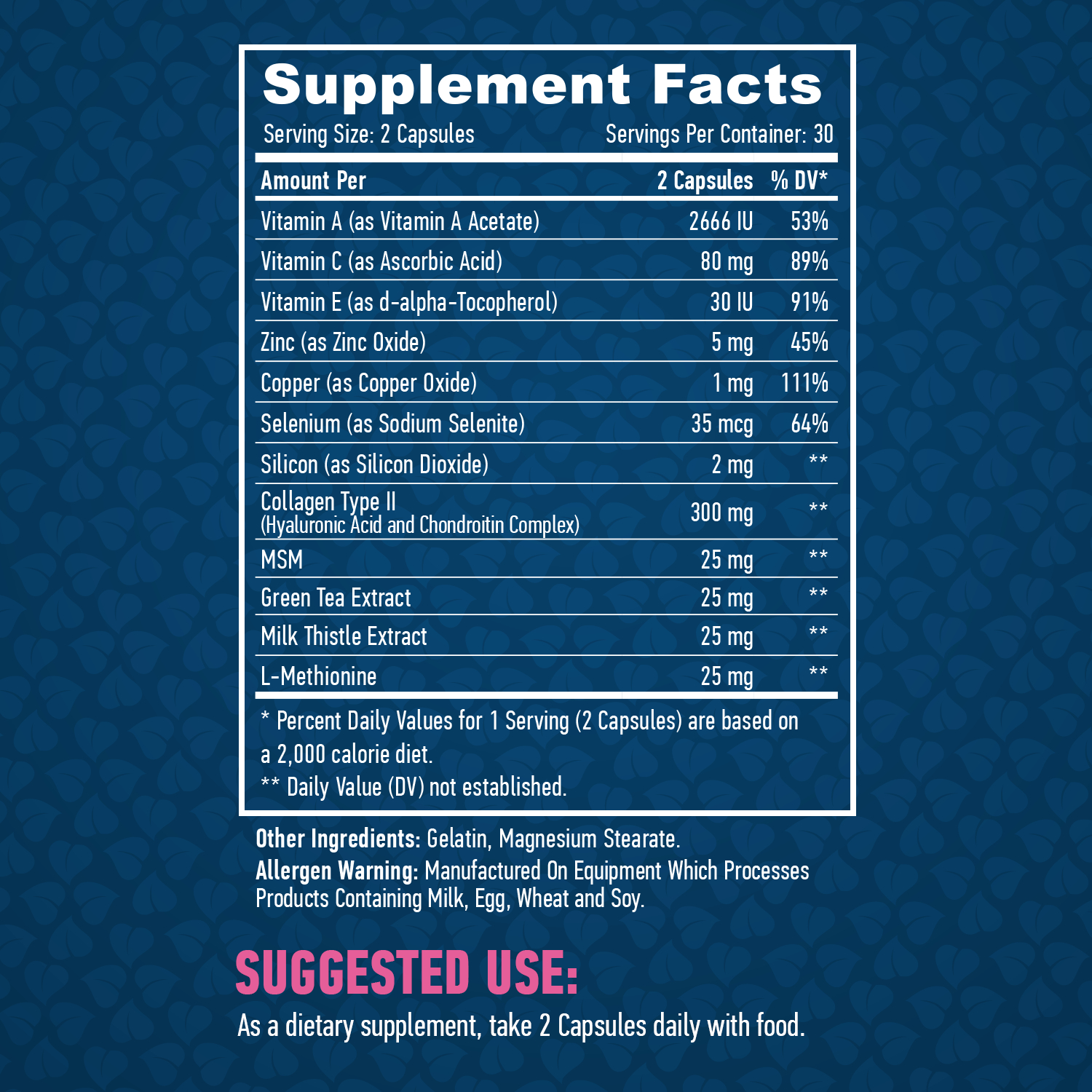 HAYA LABS Hair, Skin and Nails / 60 Caps