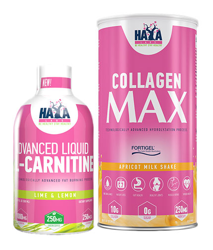 PROMO STACK Advanced Liquid L-Carnitine +  Collagen Max