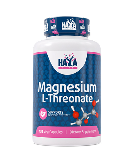 HAYA LABS Magnesium L-Threonate / 120 Vcaps