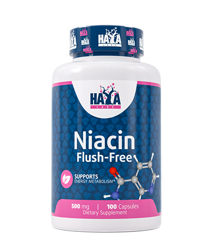 HAYA LABS Niacin / Flush-Free / 500 mg / 100 Caps