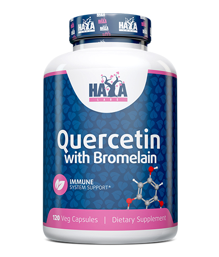 HAYA LABS Quercetin with Bromelain / 120 Vcaps