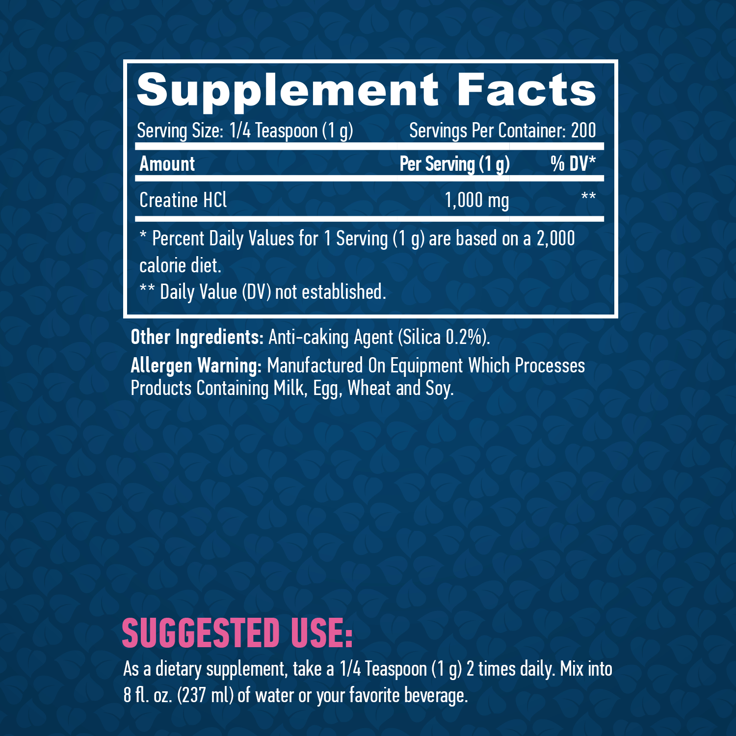 HAYA LABS Sports Creatine HCL / 200 g