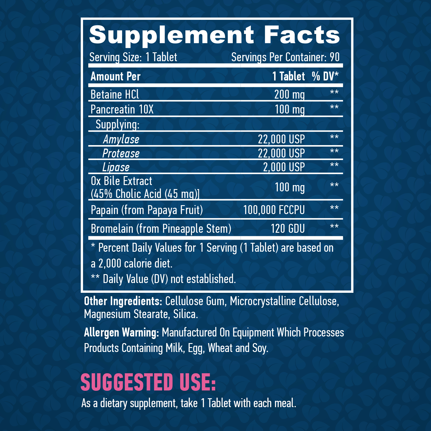 HAYA LABS Super Enzyme Complex / 90 Tabs