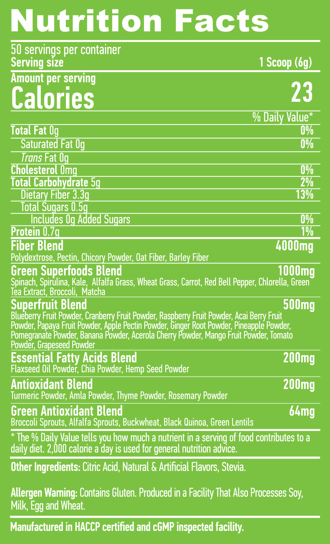 HAYA LABS Super Greens